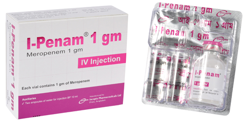 Picture of I-Penam 1gm Injection or infusion